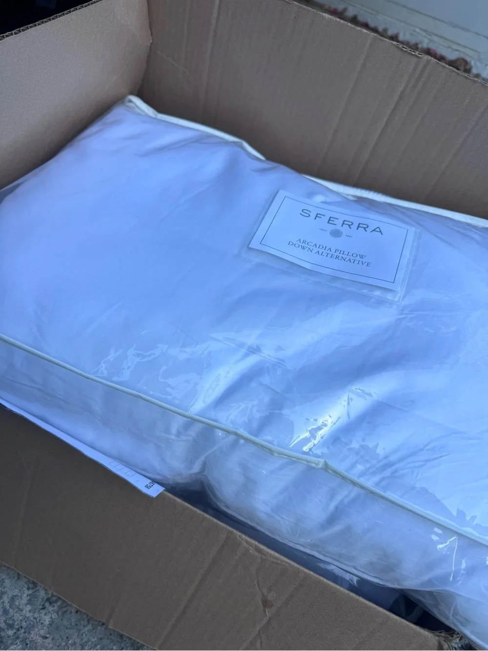 SFERRA pillows which